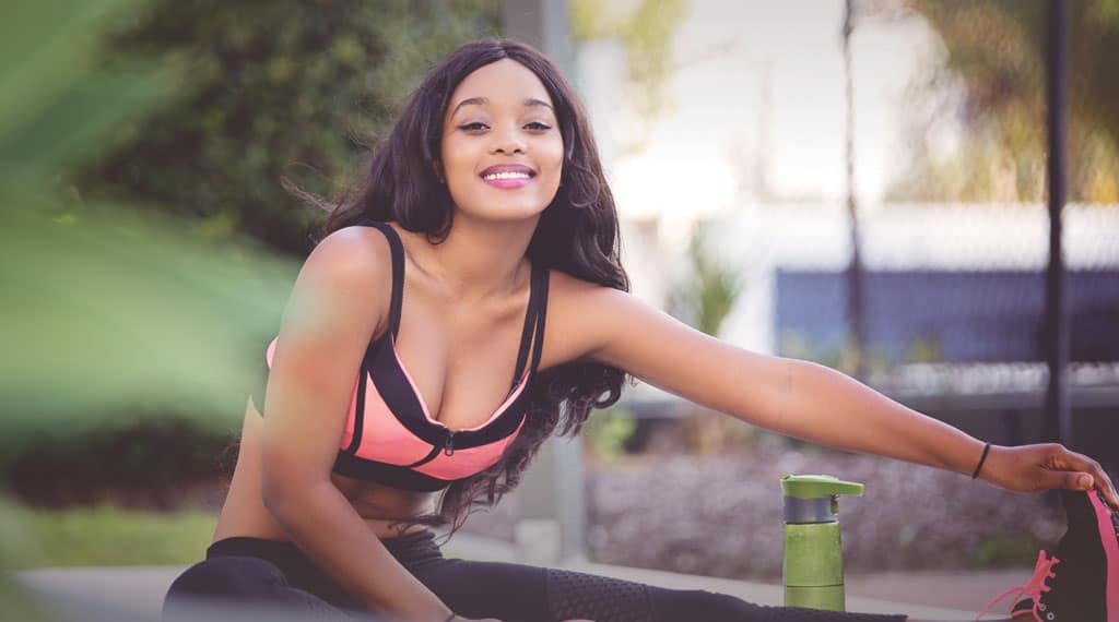 Woman doing exercise